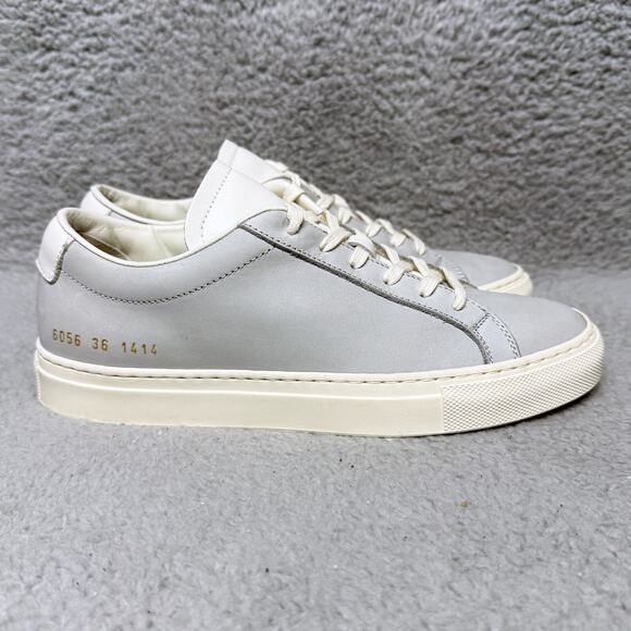 Woman By Common Projects Achilles Low Womens 36 US 6 Sneakers Shoes Light Gray - Picture 1 of 10